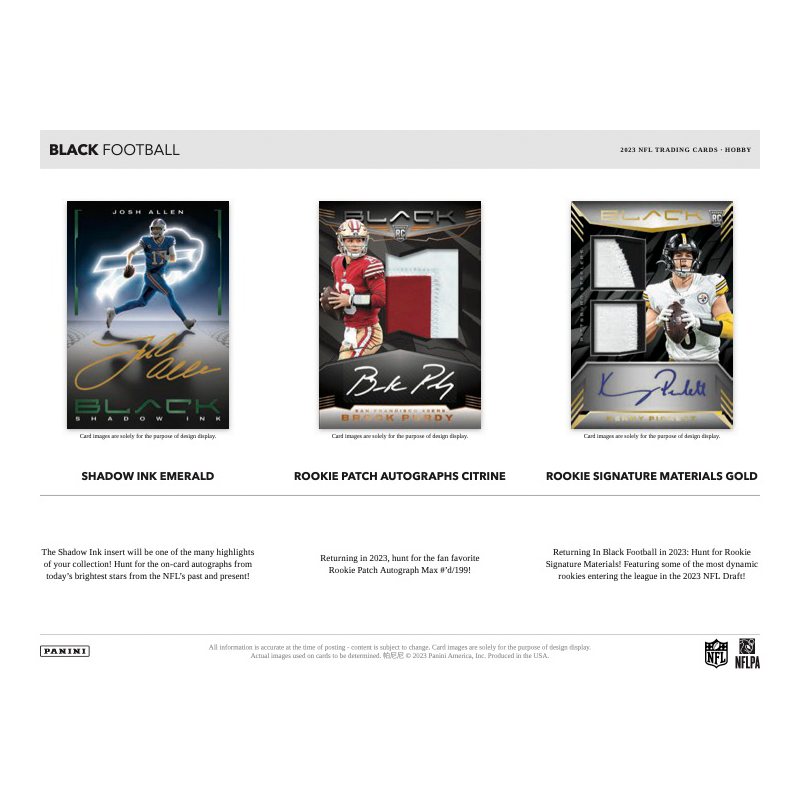 2021 Panini Black Football Hobby Box