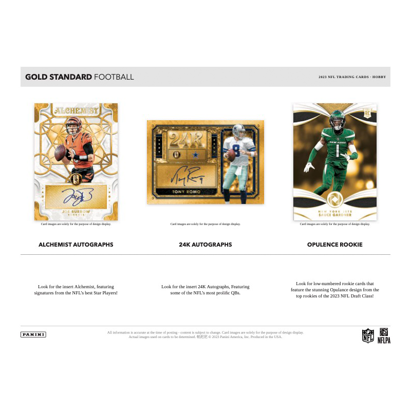 2023 Panini Gold Standard Football Hobby Box Giant