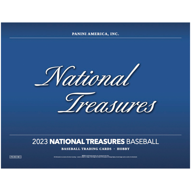 2023 Panini National Treasures Baseball Hobby Box Giant