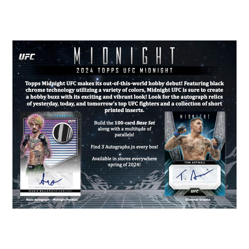 2024 Topps UFC Midnight Hobby Box Giant