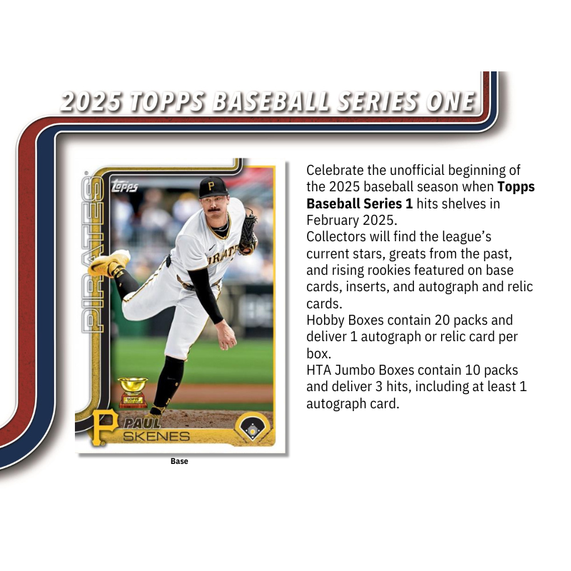 2025 Topps Series 1 Baseball Hobby Box