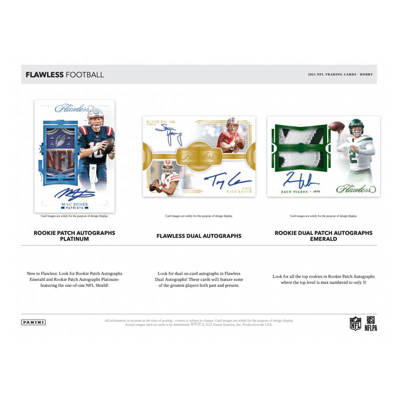 2021 Panini Flawless Football Hobby 2-Box Case