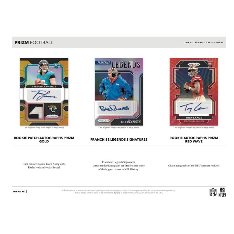 2021 Panini Prizm Football Hobby Foil Pack (12 Cards)