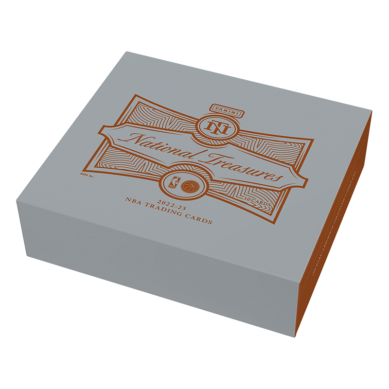 a 2022 Panini National Treasures basketball hobby box