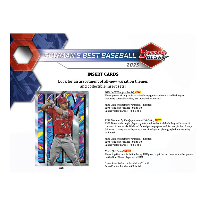 2023 Bowman's Best Baseball Hobby 8 Box Case