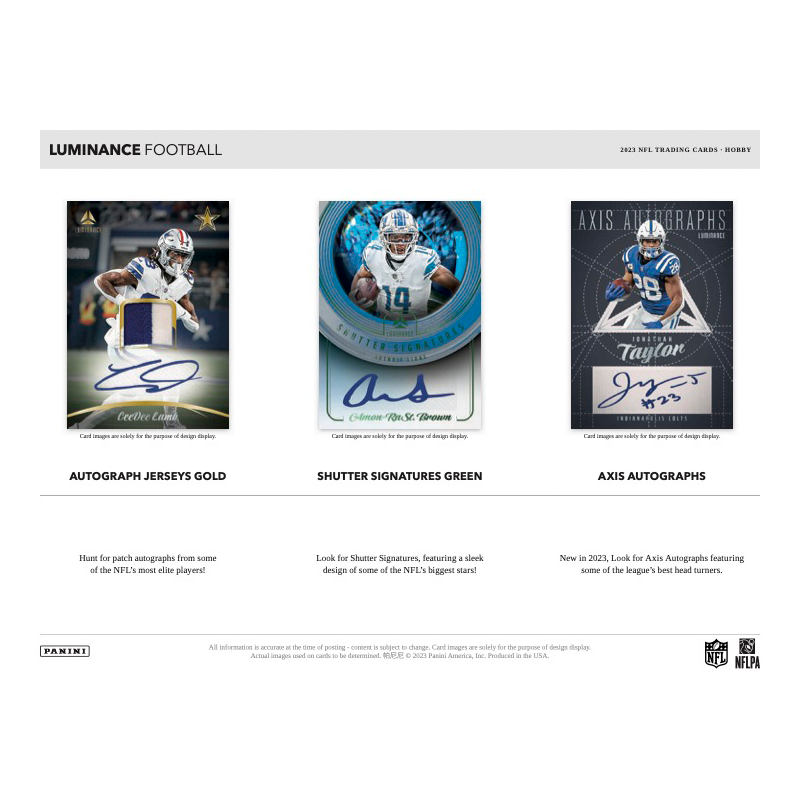 2023 Panini Luminance Football Hobby Box Giant 2023 Panini Luminance Football Hobby Box Giant