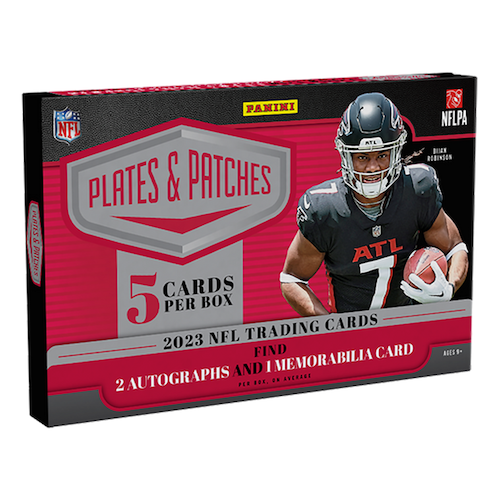 HIGH RISK! 2023 Panini Plates and Patches Football Hobby Box