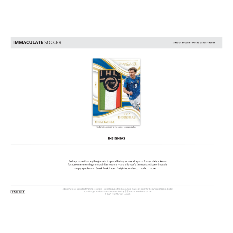 2024 Panini Immaculate Soccer Hobby Box | Giant
