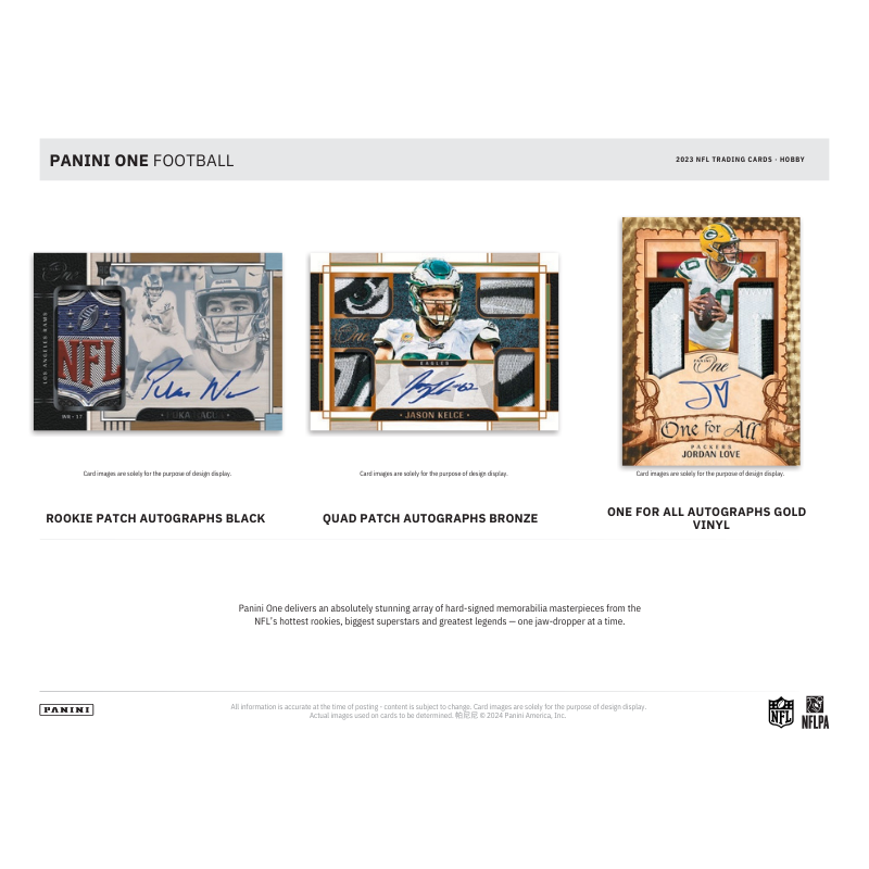 2023 Panini One Football Hobby Box | Giant