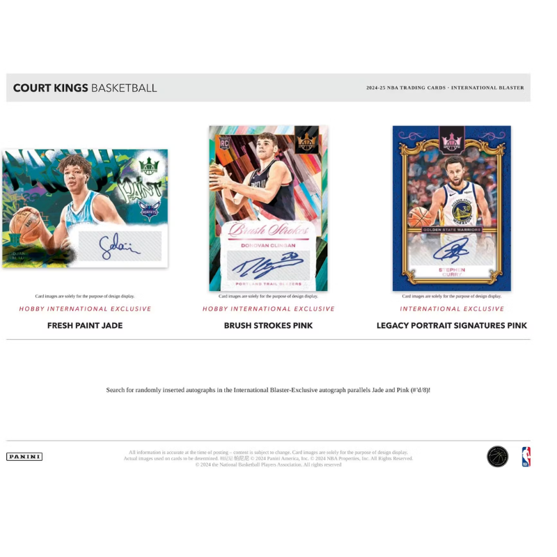 2024/25 Panini Court Kings International Blaster Box 2024/25 Panini Court Kings International Blaster Box