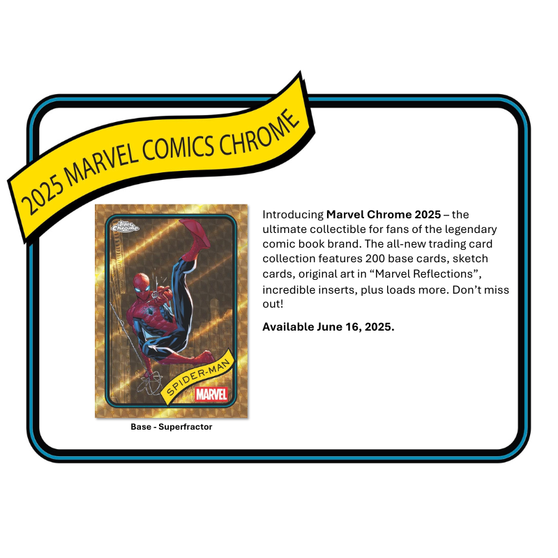 2025 Topps Marvel Chrome Hobby Box 2025 Topps Marvel Chrome Hobby Box