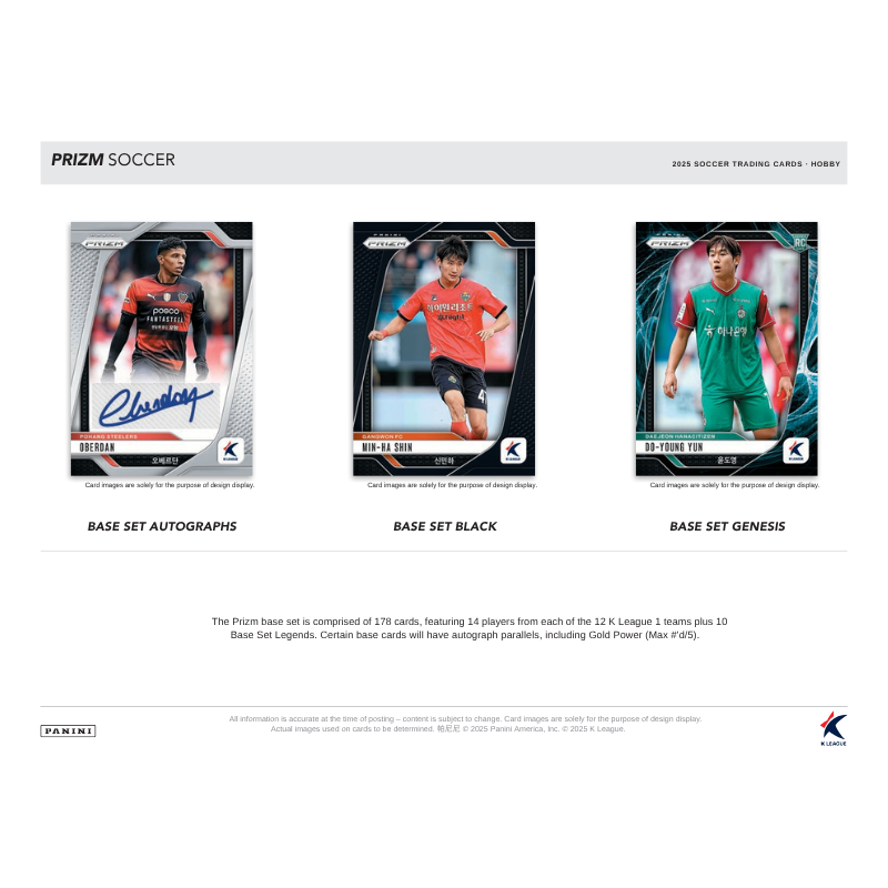 2025 Panini Prizm K League Soccer Hobby Box 2025 Panini Prizm K League Soccer Hobby Box