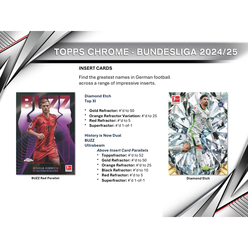 【新品未開封】Topps Chrome Soccer bundesliga 2024/25 Topps Chrome Bundesliga Soccer Blaster Box