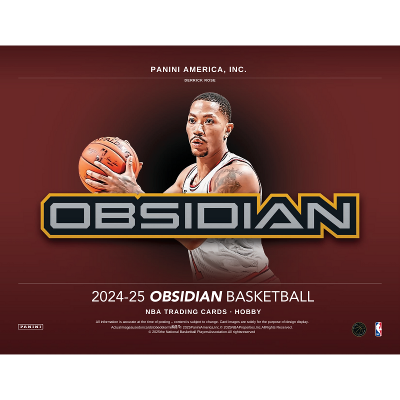 2024/25 Panini Obsidian Basketball Hobby Box – NBA Trading Cards (Factory Sealed)