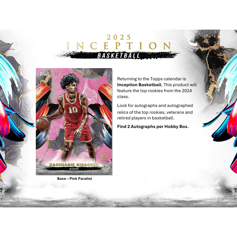 thumbnail image 2 of 2024/25 Topps Inception Basketball Hobby Box – Factory Sealed – 7 Cards Per Box – NBA Trading Cards 2 of 6