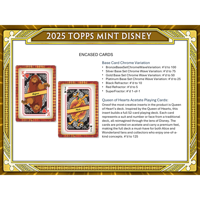 2025 Topps Disney Mint Hobby Box 2025 Topps Disney Mint Hobby Box