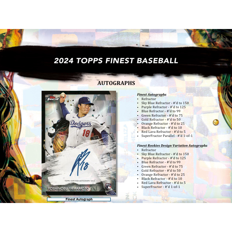 2024 Topps Finest Baseball Hobby Box | Giant