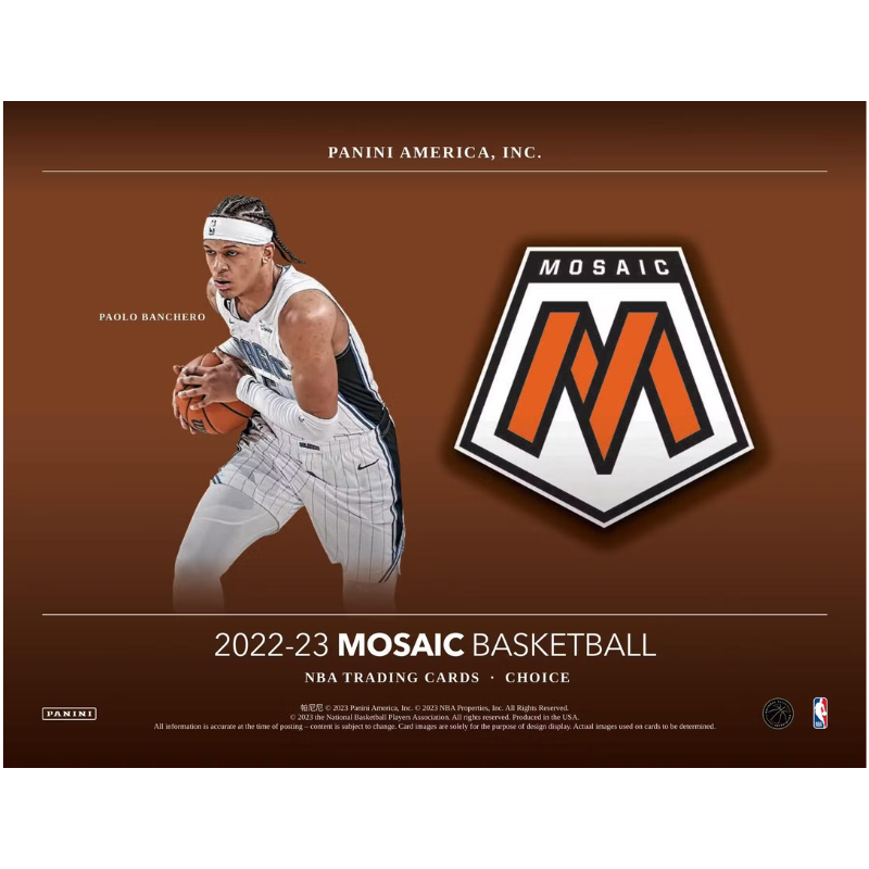 2022/23 Panini Mosaic Basketball Choice 20 Box Case