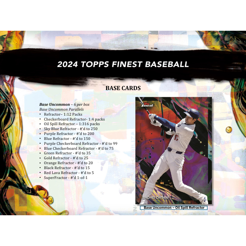 2024 Topps Finest Baseball Hobby Box | Giant
