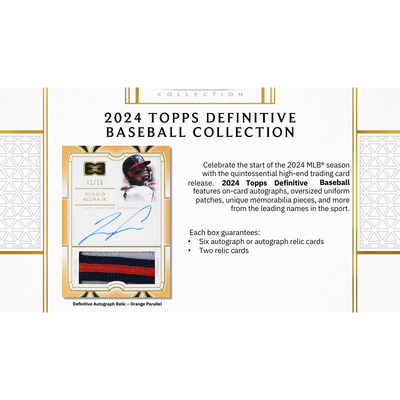 2024 Topps Definitive Baseball Hobby Box