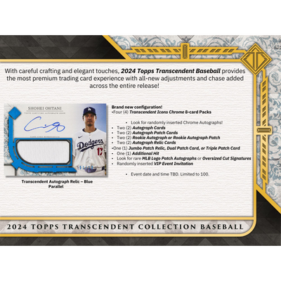 2024 Topps Transcendent Baseball Hobby Case