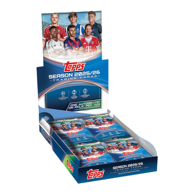 2025/26 Topps UEFA Club Competitions Soccer Hobby Box
