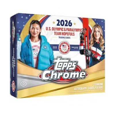 2026 Topps Chrome US Olympic & Paralympic Hopefuls Hobby Box