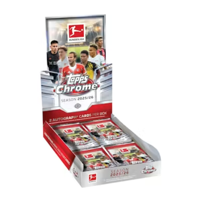 2025/26 Topps Chrome Bundesliga Soccer Hobby Box
