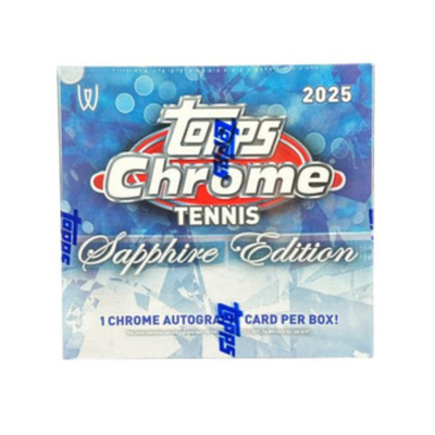 2025 Topps Tennis Chrome Sapphire Box