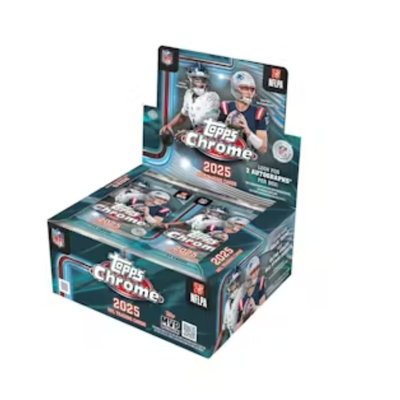 2025 Topps Chrome Football Jumbo Hobby Box