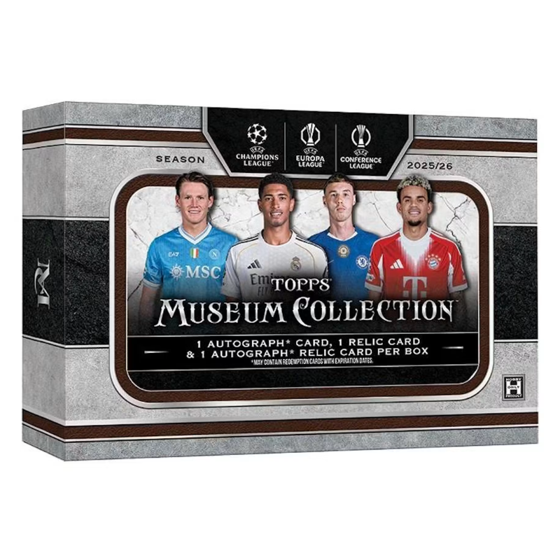 2025/26 Topps UEFA Club Competitions Museum Collection Soccer Hobby Bo