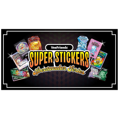 2026 VeeFriends Super Stickers Spectacular Series White Ice Hanger Box