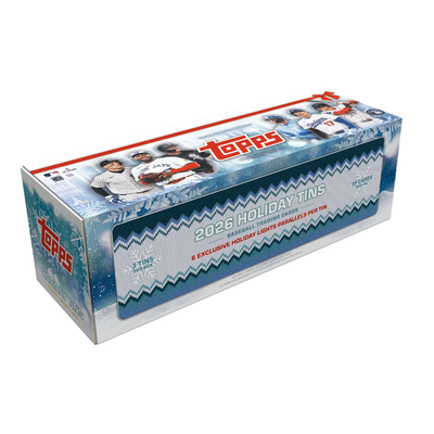 2026 Topps Baseball Holiday Hobby 3-Tin Box