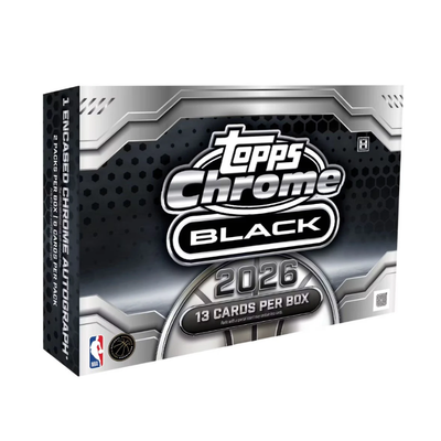 2025/26 Topps Chrome Black Basketball Hobby Box