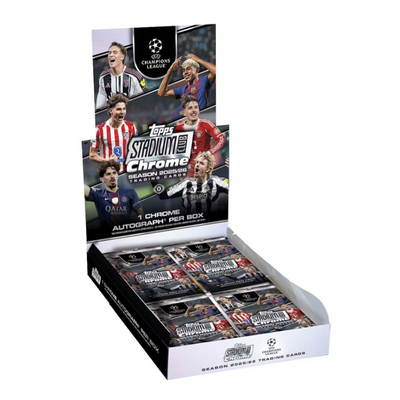 2025/26 Topps Stadium Club Chrome UEFA Champions League Soccer Hobby Box
