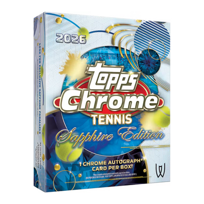 2026 Topps Chrome Tennis Sapphire Box