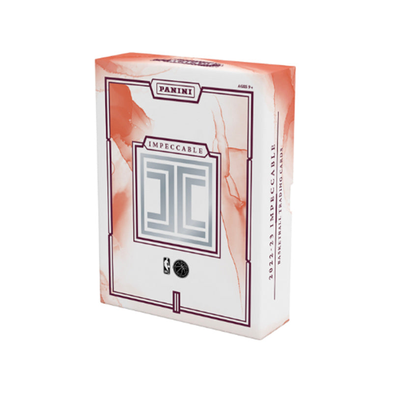 A Panini Impeccable basketball rookie card case