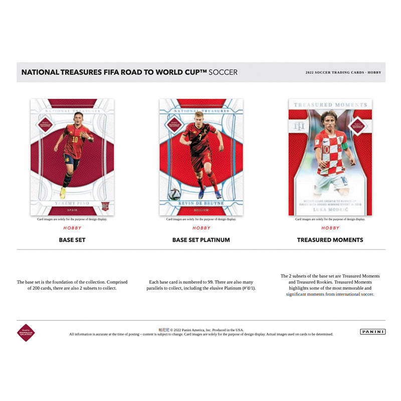 2022 Panini National Treasures World Cup Soccer Hobby Case